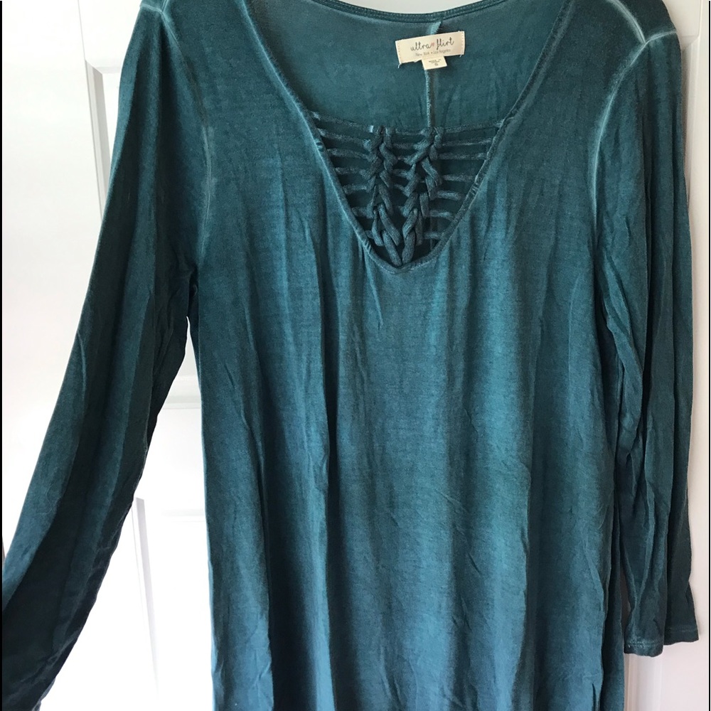 Teal colored soft top